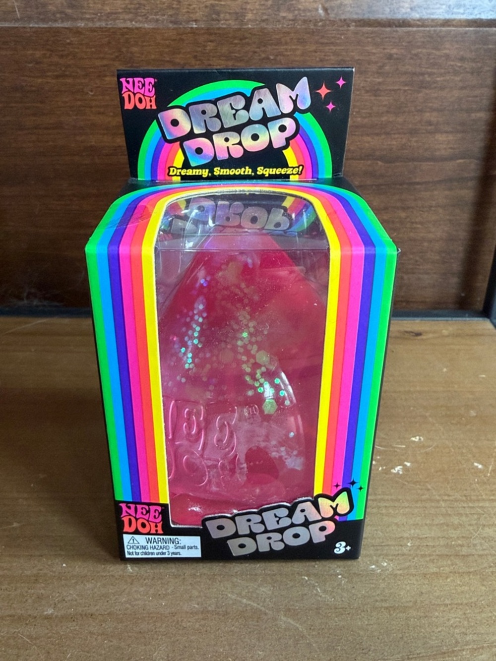 NEE DOH Dream Drop  - Pink with Glitter